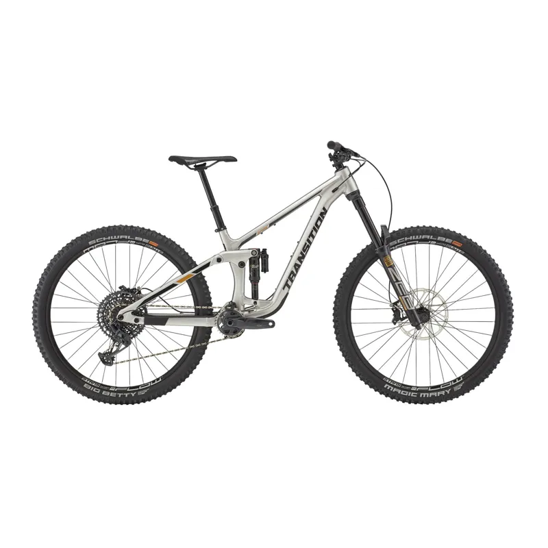 Transition Spire Alloy GX Full-Suspension MTB W/ TRP Brakes - Raw